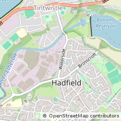 Map of Glossop, Derbyshire