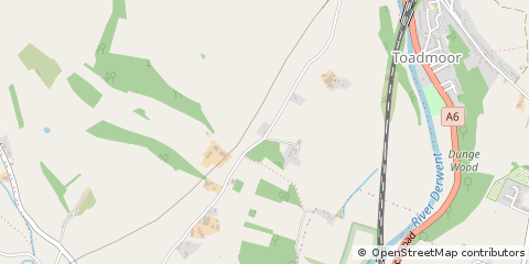 Map of Belper, Derbyshire