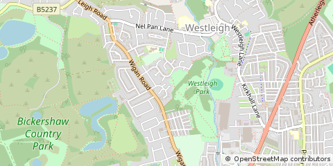 Map of Leigh