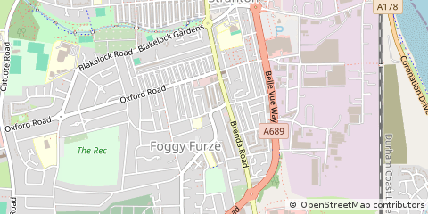 Map of Hartlepool