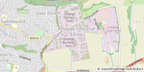 Map of Plymouth, Devon