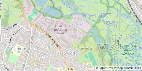 Map of Southampton, Hampshire