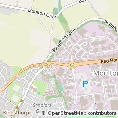 Map of Northampton, Northamptonshire