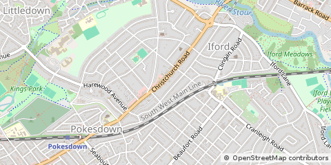 Map of Bournemouth