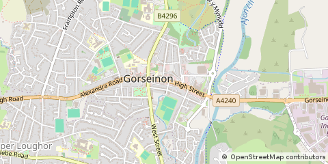 Map of Swansea