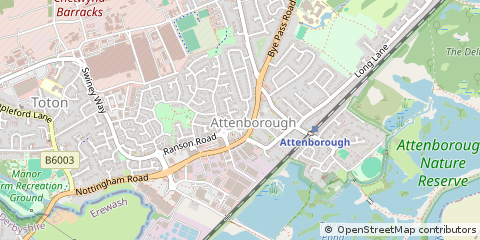 Map of Nottingham