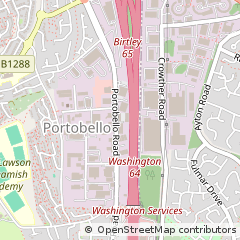 Map of Chester LE Street, Durham