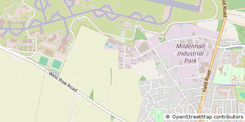 Map of Bury ST. Edmunds, Suffolk
