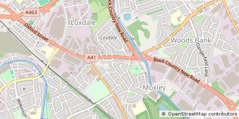 Map of Wednesbury
