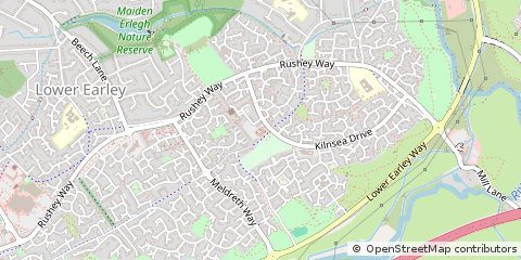 Map of Reading, Berkshire