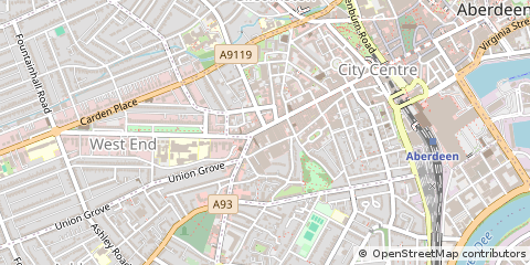 Map of Aberdeen