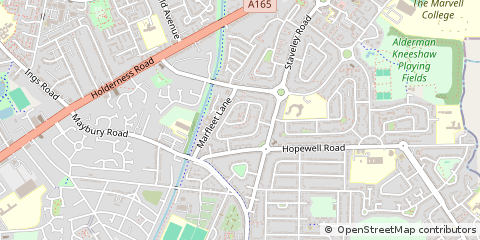 Map of Hull