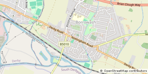 Map of Derby