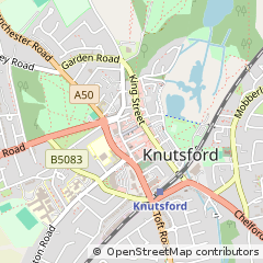 Map of Knutsford