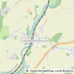 Map of Totnes, Devon