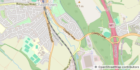 Map of Sheffield