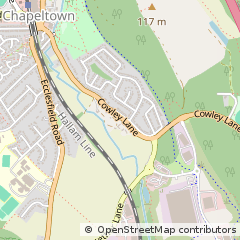Map of Sheffield