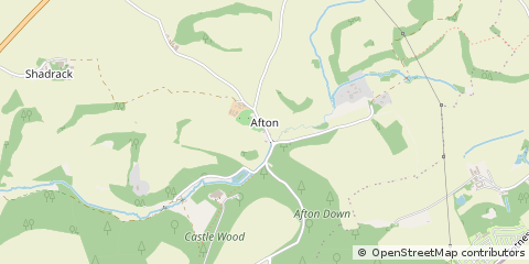 Map of Totnes, Devon