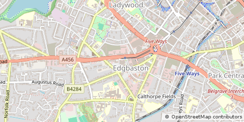 Map of Birmingham