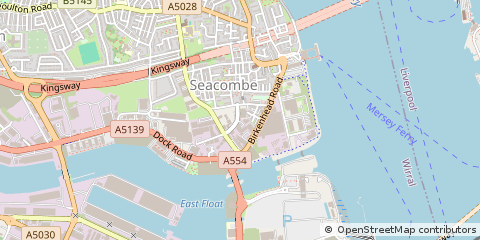 Map of Merseyside
