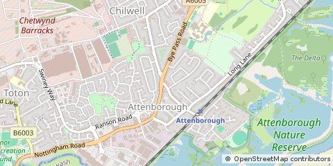 Map of Nottingham