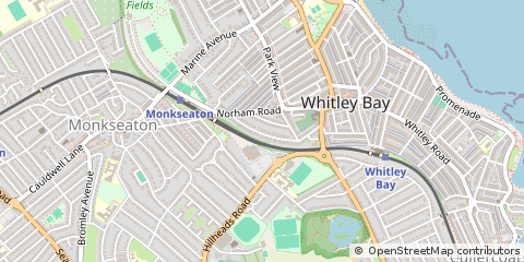 Map of Whitley BAY