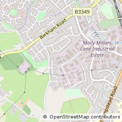 Map of Wokingham, Berkshire