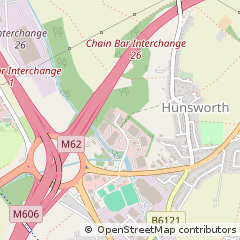 Map of Cleckheaton, West Yorkshire