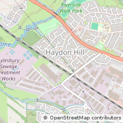 Map of Aylesbury, Buckinghamshire