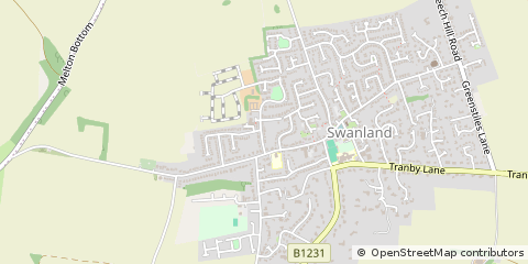 Map of North Ferriby, East Yorkshire