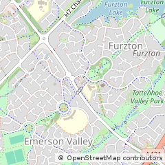 Map of Milton Keynes