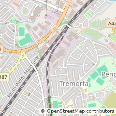 Map of Cardiff