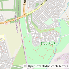 Map of Houghton LE Spring, Tyne and Wear