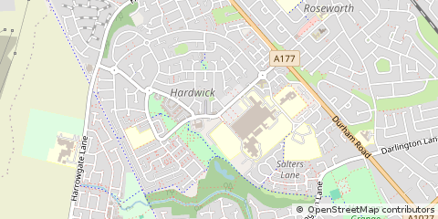 Map of Stockton on Tees