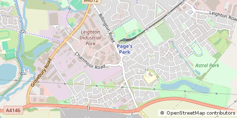 Map of Leighton Buzzard, Bedfordshire