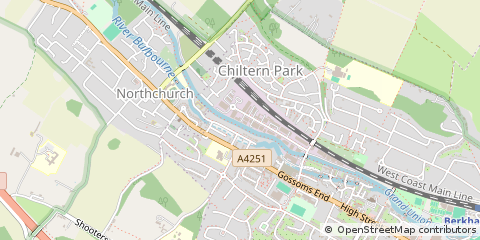 Map of Berkhamsted, Herts
