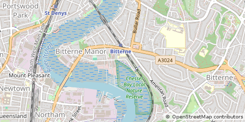 Map of Southampton, Hampshire