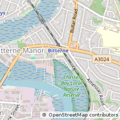 Map of Southampton, Hampshire