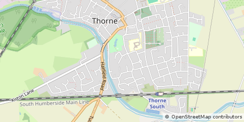 Map of Doncaster, South Yorkshire