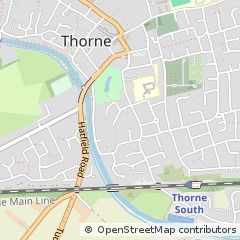 Map of Doncaster, South Yorkshire