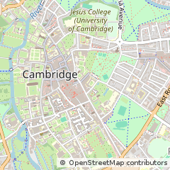 Map of Cambridge, Cambridgeshire