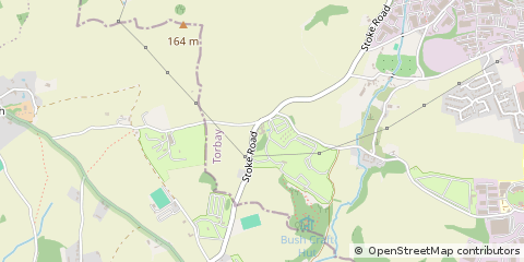 Map of Paignton, Devon