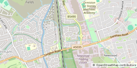 Map of Stoke-on-Trent