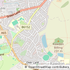 Map of Leeds, West Yorkshire