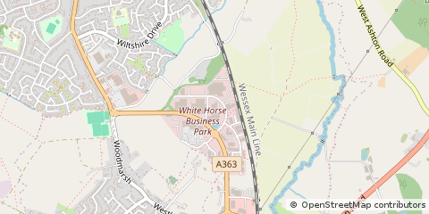 Map of Trowbridge, Wiltshire