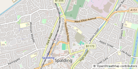 Map of Spalding