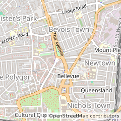 Map of Southampton, Hampshire