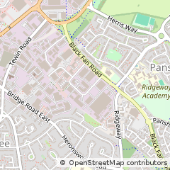 Map of Welwyn Garden City, Hertfordshire