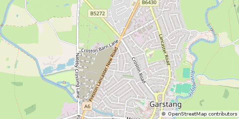 Map of Garstang, Preston