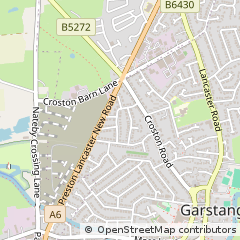 Map of Garstang, Preston
